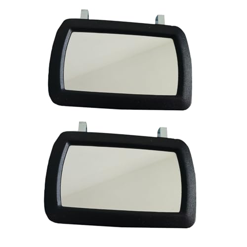 ZXGHIJJ Sun Visor Mirror, Car Makeup Vanity Mirror,Car Visor Mirrors,Car Sunshade Makeup Mirror HD Sun Cosmetic Mirror Interior Clip-On Car Visor Vanity Mirror For Car Truck SUV