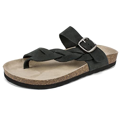 Image of WHITE MOUNTAIN Women's Crawford Signature Comfort Molded Footbed Braided Sandal