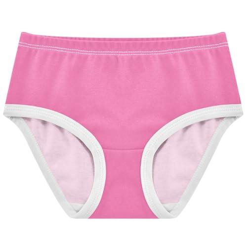 Joisal Florals Toddler Underwear Floral 2t Cotton Cute Panties Girl Pink Magenta Red Undies Kids Briefs