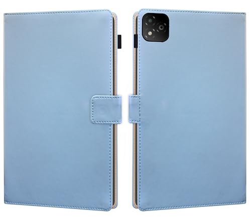 Image of TGK Flip Cover for Infinix XPAD LTE 11 inch Tablet Case with Stylus Holder (Sky Blue)