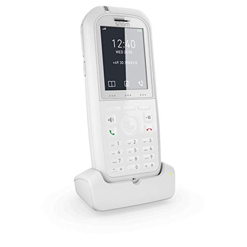 Snom M90 IP Office DECT Robustes und antibakterielles Mobilteil EU / USA, VoIP, SIP, Bluetooth, IP65, HD, Alarmschlüssel, HAC-konform, Vibration, Weiß, 00004425 Snom M90 IP Office DECT Robustes und antibakterielles Mobilteil EU / USA, VoIP, SIP, Bluetooth, IP65, HD, Alarmschlüssel, HAC-konform, Vibration, Weiß, 00004425