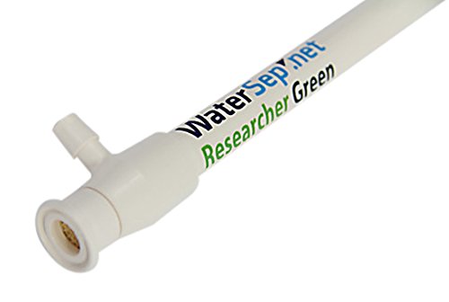 WaterSep SU 005 05RES12 S6 Researcher12 Green Line Single Use Hollow Fiber Cartridge, 5K Membrane Cutoff, 0.5 mm ID, 33.4 mm Diameter, 311.2 mm L, Polyethersulfon/Polysulfone/Urethane (Pack of 6)