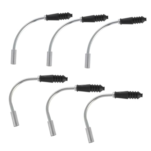 NAMOARLY 15Sets Bike Brake Noodle and Boot Set Bend Tube Cable Protector for Mountain and Road Bikes Durable Weather Resistant Brake Line Cover Easy Installation Flexible