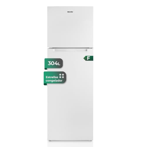 Wonder Frigorífico Combi 2 Puertas Blanco WF17600F. Capacidad 304 Litros, Puerta Reversible, Bajo...