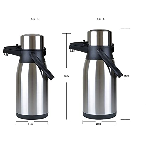 Thermische Karaf Isolatiepot 304 Roestvrijstalen Thermosfles Thermo Cup Koffie Pot Thermische Vaccum Waterkoker 2. 5L… - Afbeelding 3