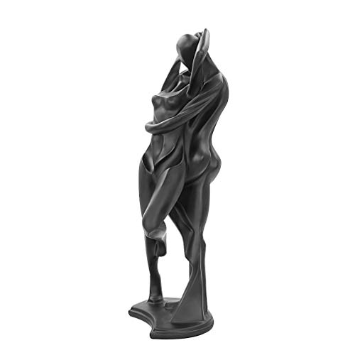 Estatua escultórica pareja romántica danza 12.2 pulg miniatura 2