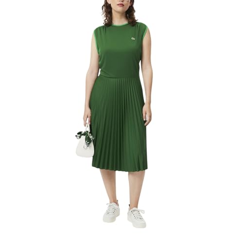 Lacoste Womens Sleeveless Pleated Dress4