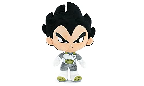 Dragon Ball Super Protagonisten Plüschtiere, Goku, Piccolo, Vegeta, Beerus, Majin Boo - Super Soft Qualität (23-27cm, Vegeta)