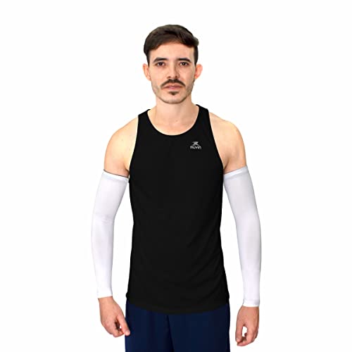 Manguito Longo Elástico Basic Muvin – Par – Mangote – Proteção Solar - FPS UV50+ - Refletivo - Tecid
