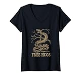 Photo Gallery donna funny daddy hugs vintage snake free abbracci design abbracci memes maglietta con collo a v Photo Gallery donna funny daddy hugs vintage snake free abbracci design abbracci memes maglietta con collo a v