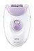 Braun Silk-épil 3 3-170 Depiladora Eléctrica Mujer para Una Depilación Duradera, Sistema de 20 Pinzas, Luz Smartlight, Rodillos de Masaje, Blanca/Morada