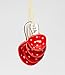 Fine Ceramic Woodland Red Fairy Mushroom Measuring Spoons Set of 4, 3-1/4