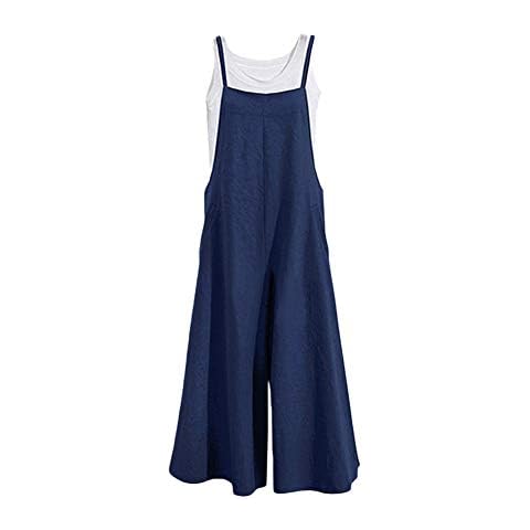 Petos de Lino Casual Mujer Talla Grande Cover