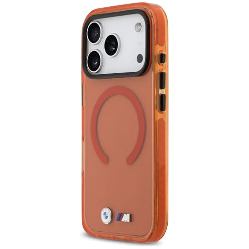 Coque BMW M iPhone 17 Pro orange MagSafe antichoc - 2