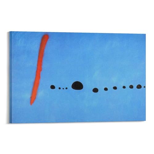 Toile Joan Miró bleue : la solution déco 20x30 cm pour petits murs