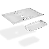 Charbrofire GD4215S Drip Pan Grill Replacement Parts for Master Forge Grease Tray HW01366A-05-10-00 Adjustable Drip Tray with Catch Pan Assembly 1 Pack