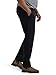 Lee Men's Big & Tall Extreme Motion Flat Front Relaxed Taper Pant Black 52W x 30L