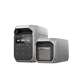 EcoFlow DELTA 3 Plus 1024Wh ポータブル電源+DELTA 3 Plus 専用エクストラバッテリー セット リン酸鉄リチウムイオン 長寿命10年 10ミリ秒未満のUPS 三重の保護 運転 アプリ対応 ポータブル バッテリー 車中泊 アウトドア キャンプ 節電対策 停電対策 防災グッズ エコフロー