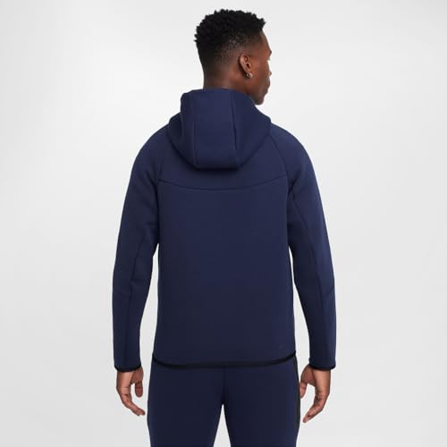 Nike Tech Men's Full-Zip Windrunner Hoodie (HV0949-451, Obsidian/Black)3