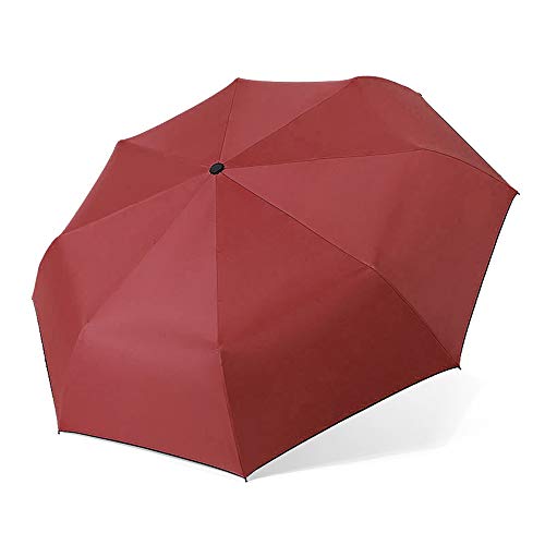 Ajcoflt Guarda-cha automático de abrir/fechar Guarda-cha compacto de Sun & Rain Guarda-cha portátil