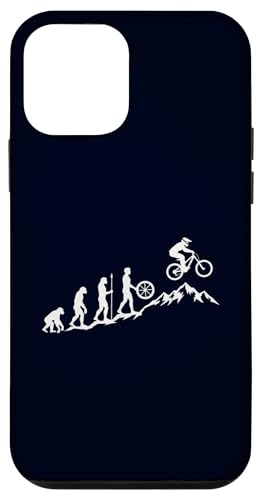 Evolution to Mountain Biker Funny MTB ���C�_�[�O���t�B�b�N �X�}�z�P�[�X iPhone 12 mini �p