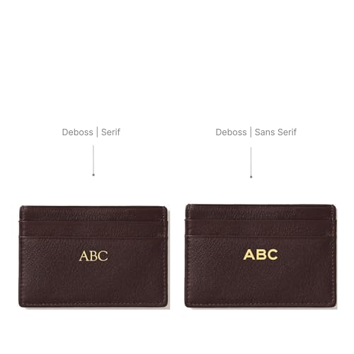 Leatherology Brown Men's Slim Credit Card Case Wallet - 4 credit card slots, center pocket for cash or receipts, slim silhouette design4