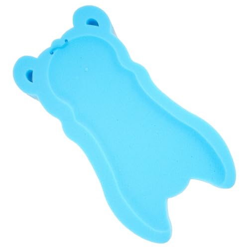 Alfombrilla de esponja para baño de niño WOONEKY cojín azul para recién nacidos