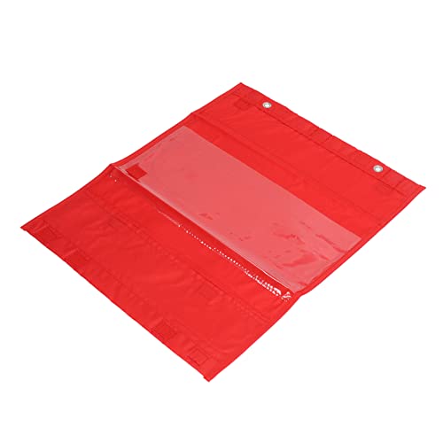 Learning Resources Pocket Chart, Mini Double Sided Standard Homeschool Pocket Chart for Teachers (Red), Small - Image 4
