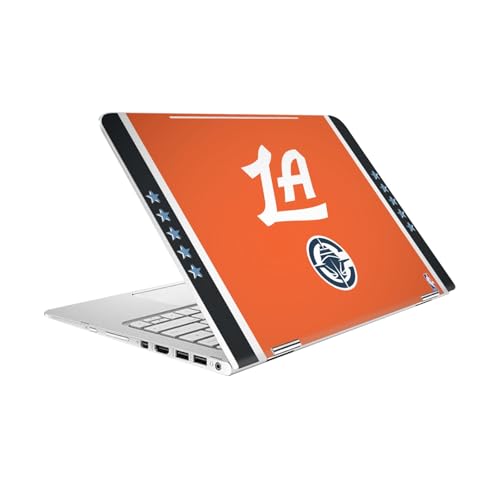 Autocollant HP Spectre Pro X360 G2 design officiel NBA Los Angeles Clippers orange