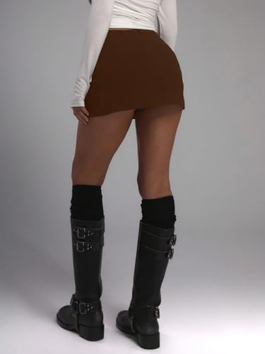 Womens' Ruched Skirt Daily Wear Elegant Cute Casual Mini Skirts for Women2