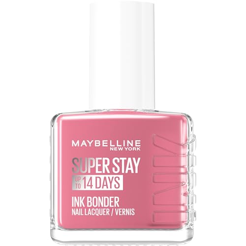 Maybelline New York - Esmalte de uñas de color duradero - Colores intensos y pigmentados - Fortalece las uñas dañadas - Superstay Ink Bonder - Tono: Iris helado 956-12 ml