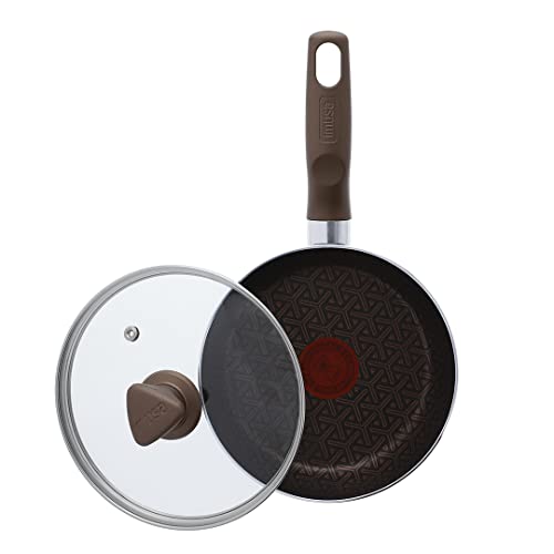 Imusa Usa 9.5" Nonstick Fry Pan With Thermal Signal Indicator And Glass Lid/Steam Vent #TOP3