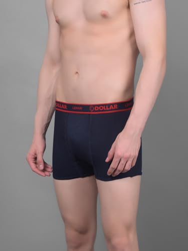 Image of Dollar Lehar Mens Combed Cotton Trunk - Actual Colour May Vary