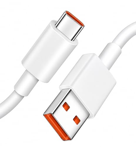 Image of Original 67W HyperCharge Fast Charging Data Cable | Type-C USB Cable Compatible with Redmi Note 13 Pro /12 Pro /11 Pro 5G /11S /10 Pro Max, Poco X5 /X4 Pro /X3 Pro, Mi 14 /11