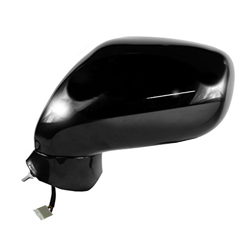 Fit System Rétroviseur côté conducteur pour Lexus IS250, IS350, noir avec couvercle PTM, avec lampe de flaque d'eau, pliable, sans mémoire, sans gradation automatique, alimentation chauffante