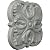 Ekena Millwork ONL05X05X01HV 4 7/8-Inch W X 4 7/8-Inch H X 3/4-Inch P Haven Large Onlay