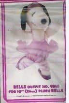 Peanuts Snoopy Sister Belle Wardrobe for 10" Plush - Ballerina Tutu Outfit