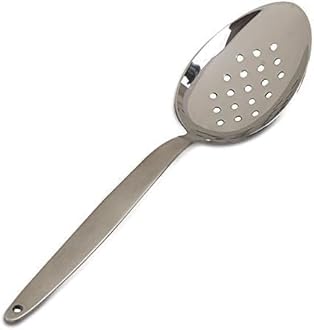 BNAZIND Gray Kunz Spoon Set | 18/10 Stainless Steel Plating | 9 Inch Basting Spoon | Pack of 2