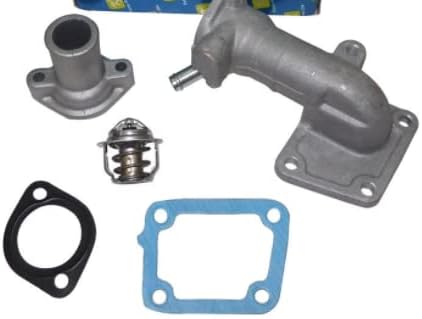 Solarhome New Water Flange, Cover & Thermostat With Gaskets 7331-72700 17331-72702 15321-73010 15321-73270 15321-73260 Compatible with Kubota V1702 Engine