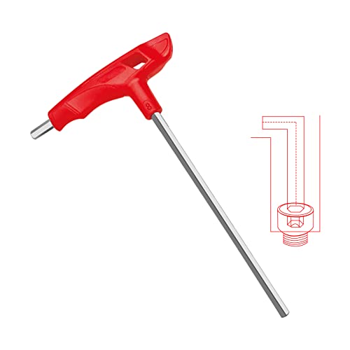 WISEUP 8mm t handle allen wrench set Metric,CR-V heavy duty hex key set with long arm by WISEUP - Used condition - US$6.91