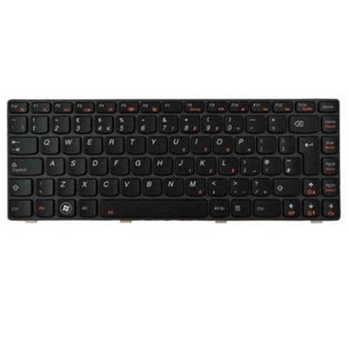 Clavier ordinateur portable Lenovo Ideapad Y480 mécanique membrane avec touches noires souples