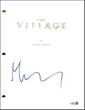 M Night Shyamalan Signed Autograph The Village Full Movie Script Screenplay with James Spence Authentication JSA COA - Starring Bryce Dallas Howard, Joaquin Phoenix, Adrien Brody, William Hurt, Sigourney Weaver and Brendan Gleeson
