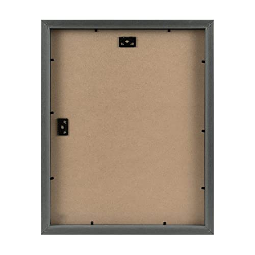 Auear, 11X14 Frame For Two 5.5X8.5 Business Licenses With Black Over Gold Mat, Or Fit For 11X14 Document Frame Without Mat, Wall Mounting, Tempered Glass (Brown/Ornate Gold) #TOP3