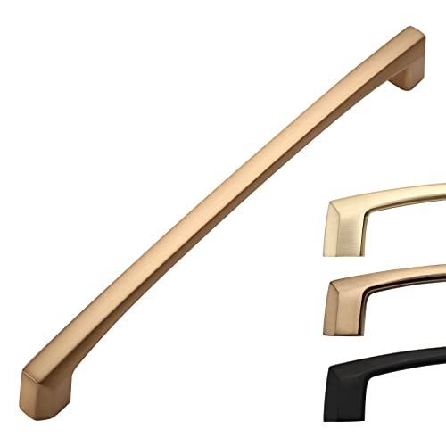 Image of 10 Pack 7 Inch Champagne Bronze Cabinet Pulls Kitchen Cabinet Handles Kitchen Handles for Cabinets Cupboard Handles Champagne Drawer Handle Dresser Pulls