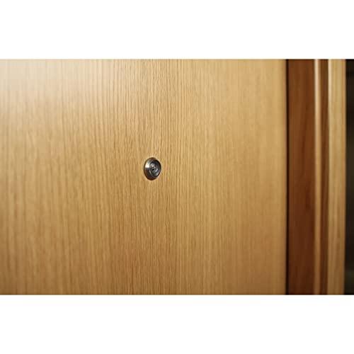 Amig – Türspion | Super-Angle-Linse | Einfache Installation | Türstärke: 35–60 mm | Durchmesser: 14 mm | Oberfläche: Mattes Schwarz