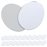 Petit miroir de forme ovale pour l'artisanat - l'article est une lentille miroir de forme ovale, pour créer un miroir de maquillage avec un décor en diy, des miroirs artisanaux