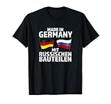 Du bist stolzer Deutsch-Russe, der sein Heimatland Russland liebt und in Deutschland aufgewachsen und geboren ist? Der Gedanke an das Land deiner Eltern erfüllt macht dich stolz? Zeige mit diesem Design deine russischen Wurzeln!