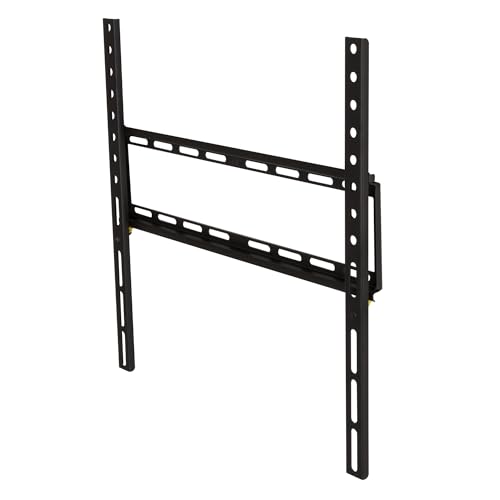 Support mural TV fixez votre écran de 55 pouces en toute sécurité noir