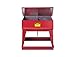 Justrite 18 Gallon Red Galvanized Steel Twin Chamber Floor Standing Rinse Tank