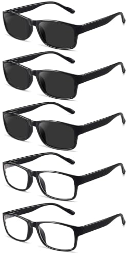 Image of Gaoye1.75 Reader Sunglasses Men for All Day - Computer Readers with Blue Light Protection - Value Pack